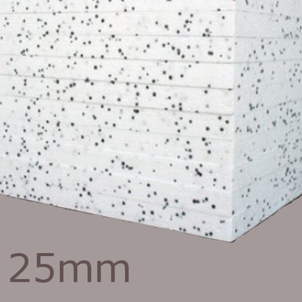 25mm EPS70 Polystyrene Insulation Board Jablite Universal Insulation